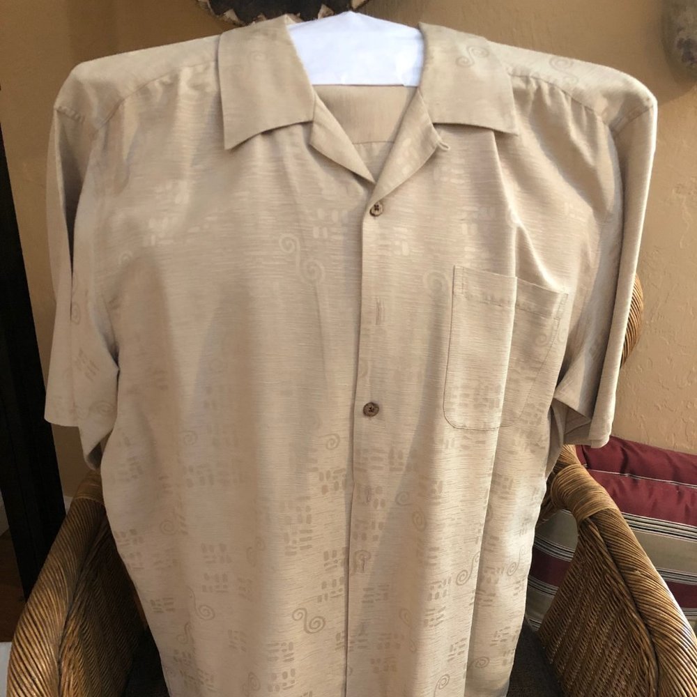 Visitor 100% washable silk shirt  Mens XL